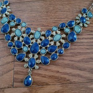 Blue Statement Necklace